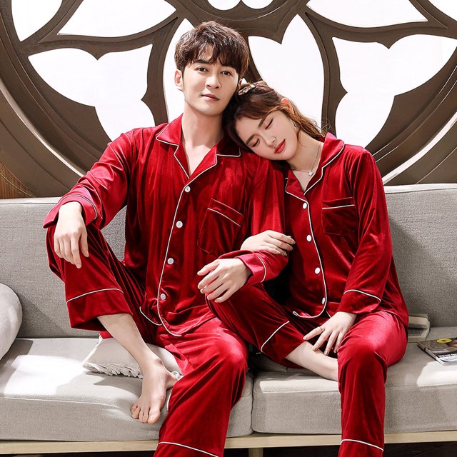 Man's Autumn And Winter Long Sleeve Nightwear Leisure Wear