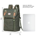 thumbnail image 3 of KAUKKO Casual Daypacks&multipurpose backpacks，Outdoor Backpack,Travel Casual Rucksack，Laptop Backpack Fits 15" (13 Nylon Green), 3 of 5