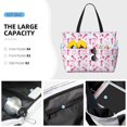 thumbnail image 3 of Xecao Seahorse and Starfish for versatile beach bag for women includes zipper pockets and waterproof material, ideal for vacations and adventures., 3 of 7