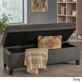 thumbnail image 1 of Heidi Fabric Grey Storage Ottoman, 1 of 7
