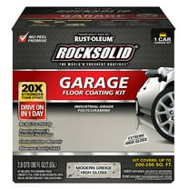 Rust-Oleum 381086 RockSolid Polycuramine 1 Car Garage Floor Coating Modern Greige Kit