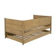 thumbnail image 6 of LHYY Wooden Twin Daybed With Trundle,Natural, 6 of 8