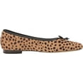 thumbnail image 6 of Sam Edelman Meadow Tan Multi Slip On Bow Detailed Squared Toe Ballet Flats (Tan Multi, 5), 6 of 6