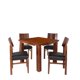 thumbnail image 5 of Comedor Kessa Muebles Sidney 4 sillas Café, 5 of 21