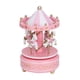 thumbnail image 2 of Carrusel de caja de música Sincero Pink Merry Go Round tamaño estándar, 2 of 9