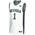 thumbnail image 2 of Male GameDay Greats #1  White Nevada Wolf Pack  Lightweight Basketball Jersey, 2 of 4