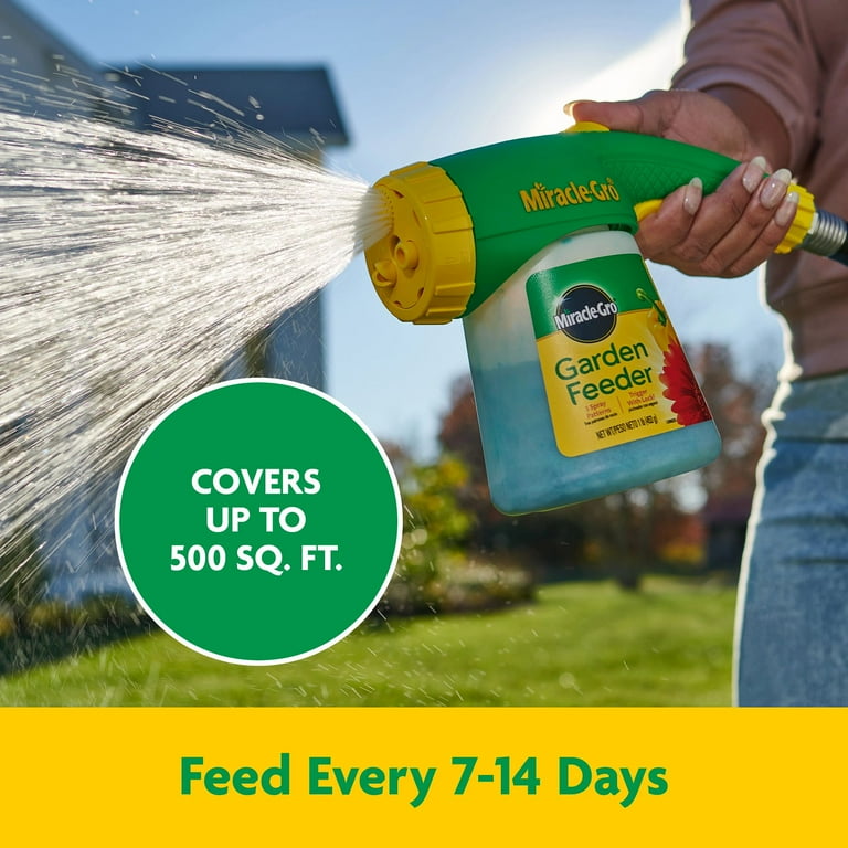 Free Shipping! Miracle-Gro Garden Feeder, Hose Sprayer with All