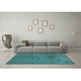 thumbnail image 3 of Ahgly Company Indoor Rectangle Abstract Light Blue Modern Area Rugs, 6' x 9', 3 of 4