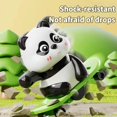 thumbnail image 4 of Figurine Éducative pour Enfants - Panda Rouge Réaliste Mignon avec Corde à Sauter et Trottinette, 4 of 8