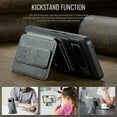 thumbnail image 4 of Compatible for Google Pixel 8 Pro Wallet Case,[Support MagSafe Wireless Charging] Back Flip Magnetic Leather Phone Cover with Detachable RFID Blocking Card Holder For Google Pixel 8 Pro,Gray, 4 of 12