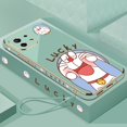 thumbnail image 4 of Xiaomi 11 10 Lite 11T 10T Pro 10S 10 9 8 Lucky Doraemon Lisa plating square edge shell Exquisita Cubierta De Concha Blanda, 4 of 4