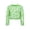 Green, variant on lnmuld Big Girls & Tweens Long Sleeve Mesh Hollow Out Blouse, Casual Top Size:7-8 Years