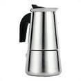 thumbnail image 1 of Mikrokos Cafetière - 100 ml/200 ml/300 ml/450 ML en Acier Inoxydable Moka Pot Cafetière Expresso Cuisinière Utilisation de Bureau(100ml), 1 of 14