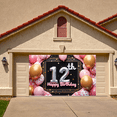 thumbnail image 2 of Decorative Design Banner Balloon Decoration 12th Birthday Banner Colorful Theme for Birthday Party Kids Celebration Indoor Decoration, 2 of 8