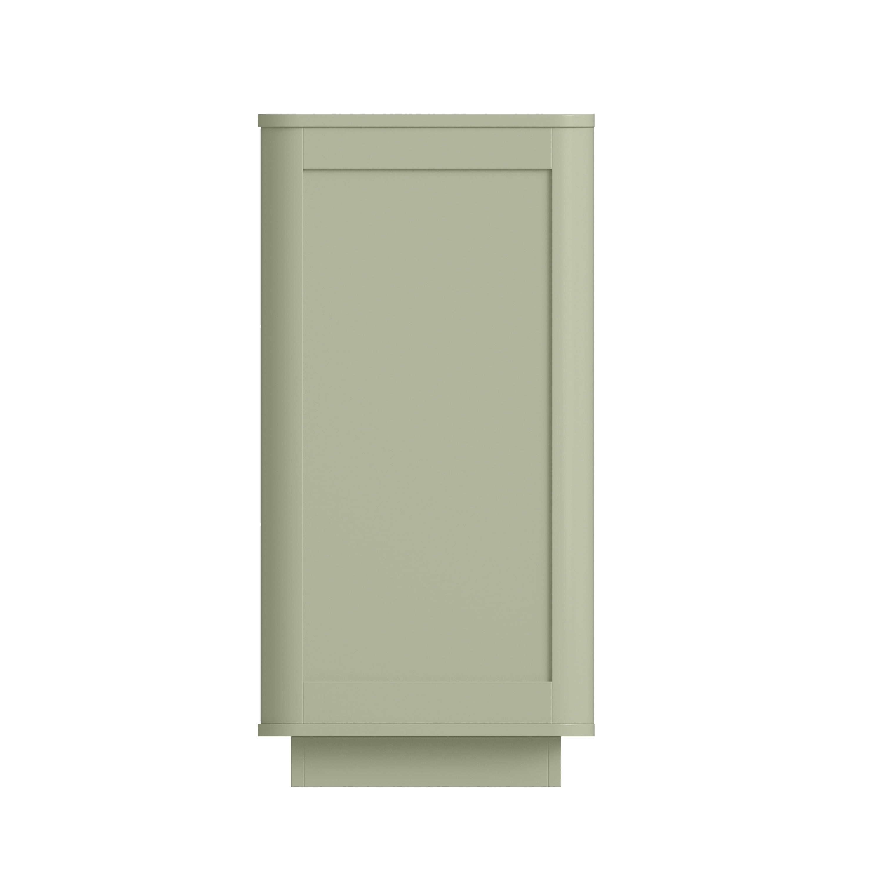 Aukfa 6 Drawer Dresser with 3D Wave Front Design, Modern Wood Double Dresser, Wide Chest of Drawers with Anti-Tip Kit for Bedroom,Sage Green