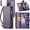 Purple, variant on Samsung Galaxy A54 Wallet Case,Zipper Folio Leather Case Wallet with Card Holder Strap Wristlet Detachable Magnetic Protective Back Case for Samsung Galaxy A54 5G 6.4 Inch