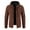 Brown, variant on Lilgiuy Sweaters for Men Winter Full Zip Long Sleeve Cardigan Sweater Casual Fleece Hooded Jacket with Pockets Jackets Gifts for Men