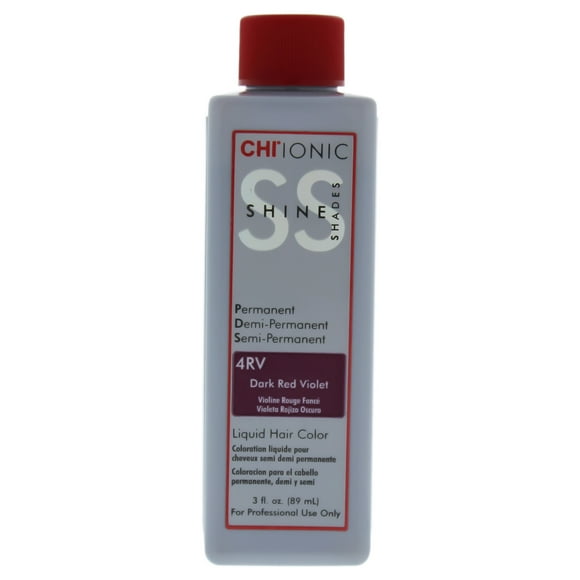 Ionic Shine Shades Couleur de Cheveux Liquide - 4RV Violet Rouge Foncé par CHI pour Unisexe - 3 oz Couleur de Cheveux