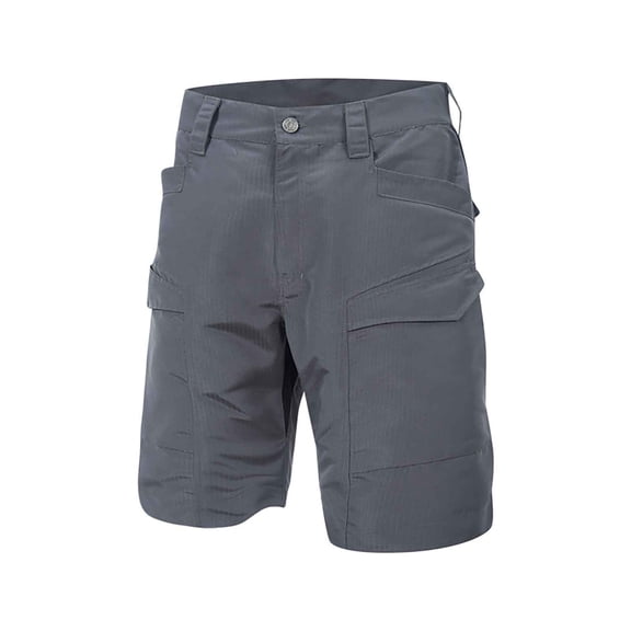 Kakii Men's Ripstop Tactical Shorts, Durable Cargo Shorts with Multiple Zipper Pockets & Quick-Dry Fabric, Outdoor Utility Shorts