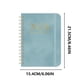 thumbnail image 3 of Libreta de planificación A5, cuaderno de espiral, correa de cuero, tarjeta de autodisciplina impresa, cubierta resistente, diseño portátil, ideal para la oficina, planificación de horarios,, 3 of 9