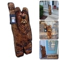 thumbnail image 6 of Garden Solar Lantern Statue of Carved Synthetic Resin Bear with Delicate Texture Handicraft Home Decor, 6 of 11
