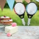 thumbnail image 3 of KAKOWELY 1 juego de globos y raquetas de tenis, decoración para despedida de soltera, globos de aluminio duraderos para fiestas de cumpleaños de tenis., 3 of 4