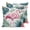 Pink, Green, White, variant on Pillow Covers 20x20 Set of 2, Flamingo Throw Pillow Covers Decorative Couch Cushion Cover, Vintage Summer Palm Leaves Tropical Botanical Microfiber Soft Square Pillowcases for Bedroom Living Room