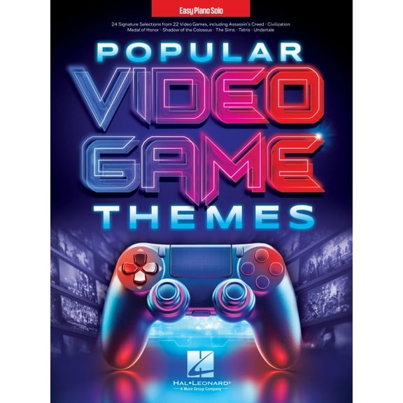 Popular Video Game Themes for Easy Piano Solo, (Paperback)