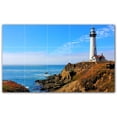 thumbnail image 1 of Picture-Tiles.com: Lighthouse Ceramic Tile Wall Mural WAL500824-53S. 21.25"W x 12.75"H using (15) 4.25" x 4.25" Ceramic Tiles-Satin Finish, 1 of 3