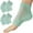 Mint, variant on Vented Moisturizing Socks for Dry Cracked Heels Feet Treatment Gel Lined Spa to Repair Heal Soften Calluses Overnight, 2 Pairs (Mint)