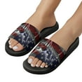 thumbnail image 5 of GZHJMY Stylish Slides for Women Men, American Eagle Soft Flexible Slip-on Sandals Slippers, 5 of 7