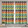thumbnail image 2 of Ambesonne Guitar Valance & Curtain, Abstract Colors Modern, 55"x45", Multicolor, 2 of 6