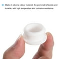 thumbnail image 4 of 4Pcs Snap Rubber Grommet Hole Plug Mount Dia 25mm ID 20mm H 16mm Seal Anti-Scratch for Cable Pipe White, 4 of 5