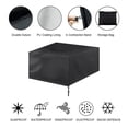 thumbnail image 2 of LAFGUR Outdoor Chair Dust Cover, Wear-Resistant Anti-Aging Waterproof Foldable Chair Dust Cover, Sun-Resistant Durable Picnic For Outdoor Courtyard Garden, 2 of 8