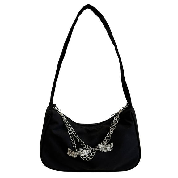 Otqutp Soft Shoulder Bags Tote Bag Jewelry Ladies Small Shoulder Casual Animal Fashion Handbag Bag One Underarm Chain Bag(Black,One Size)