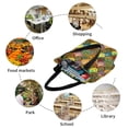 thumbnail image 5 of Kdxio Colorful Circle Women Reusable Grocery Bags Foldable Ripstop,Reusable Shopping Bags for Shopping,Gym,Gift, 5 of 5