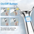 thumbnail image 4 of Handheld Showerhead with Temperature Display, High Pressure Shower Heads with 15 Layers Filtration Filtered, Silver, 4 of 8