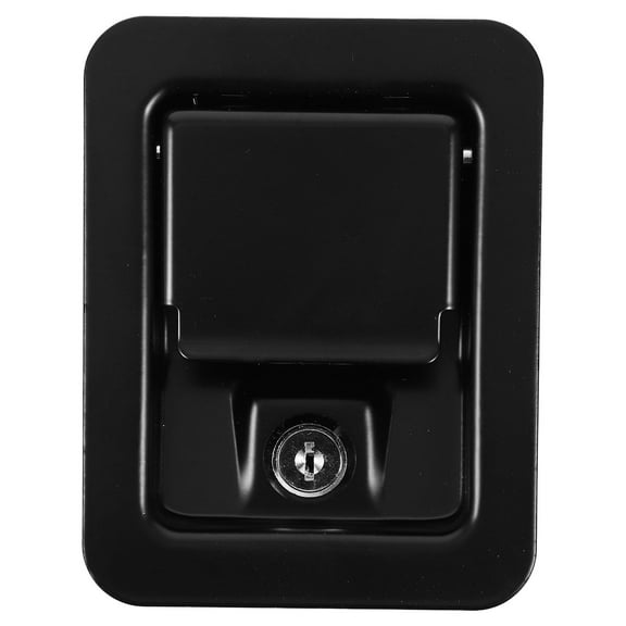 RV Door Lock Replacement Camper Door Lock RV Door Latch Trailer Hitch Lock with Keys for Travel Trailers Black