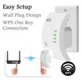 thumbnail image 2 of Repetidor WiFi inalámbrico, enrutador extensor de WiFi, amplificador de señal WiFi, repetidor de largo alcance, punto de acceso de repetidor WiFi de 300 Mbps, 2 of 4