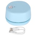 thumbnail image 1 of Limpiador de mesa, borrador para estudiantes, recolector de polvo de migas, limpieza portátil pequeña eléctrica, 1 of 8