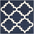 thumbnail image 6 of SAFAVIEH Chatham Osbert Geometric Wool Area Rug, Dark Blue/Ivory, 2' x 3', 6 of 10