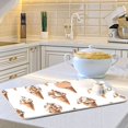 thumbnail image 6 of Yayeee Dish Drying Mat for Kitchen Counter 18"x24" Microfiber Absorbent Pad, Brown Ice Cream Pattern, 6 of 7