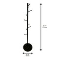 thumbnail image 3 of Jessar - Hook/Coat Rack, 40cm x 40cm x 173cm, Black, 3 of 4
