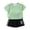 Green-1, variant on Toddler Boys Outfits 2 Piece Quick Drying Sweat Suit Short Sleeve Top with Shorts Summer Running WorkOut Activewear, Green, 5 Years