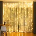 thumbnail image 5 of Guirnalda de luces LED USB para cortina navideña 2024, 8 modos, mando a distancia, para fiestas, jardín, hogar, decoración de bodas, Año Nuevo 2025, 5 of 5