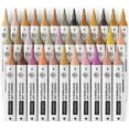 thumbnail image 3 of Arteza Professional EverBlend Dual Tip Artist Brush Sketch Markers, Skin Tones, Alcohol-Based, Replaceable Tips - 36 Pack, 3 of 6