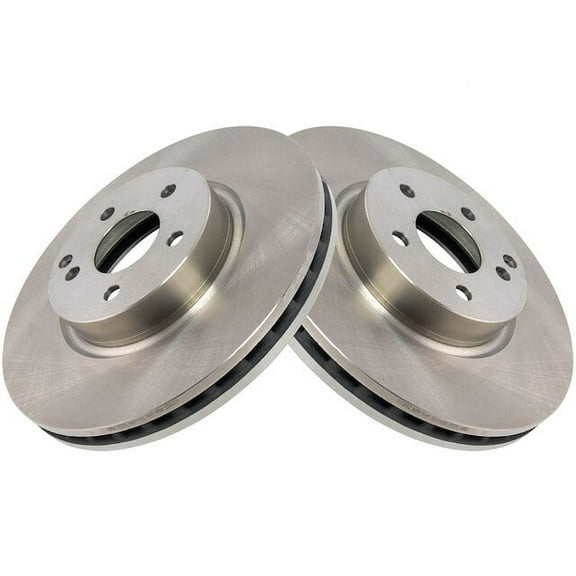 Front Brake Rotor Set 2 Piece - Compatible with 2010 - 2016 Mercedes-Benz E350 2011 2012 2013 2014 2015