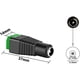 thumbnail image 2 of 25 conectores hembra de 12 V/24 V CC, adaptador de alimentación CC de 5,5 x 2,1 mm, conector de conexión, para cámara CCTV, banda LED (verde), 2 of 4