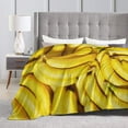 thumbnail image 4 of Fruits Bana Na Blanket Gifts For Kids Adults - Lightweight Throw Blanket For Bedroom Living Room Decor Soft Fuzzy Fleece Cozy Plush Bed Couch 40"X30", 4 of 7