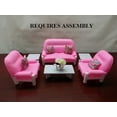 thumbnail image 2 of Gloria Living Room Dollhouse Furniture Set for 11.5" Dolls, Includes Love Seat, Sofas, Coffee Table, 2 of 7